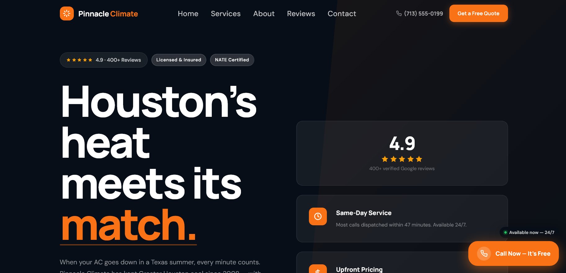 Pinnacle Climate Systems preview